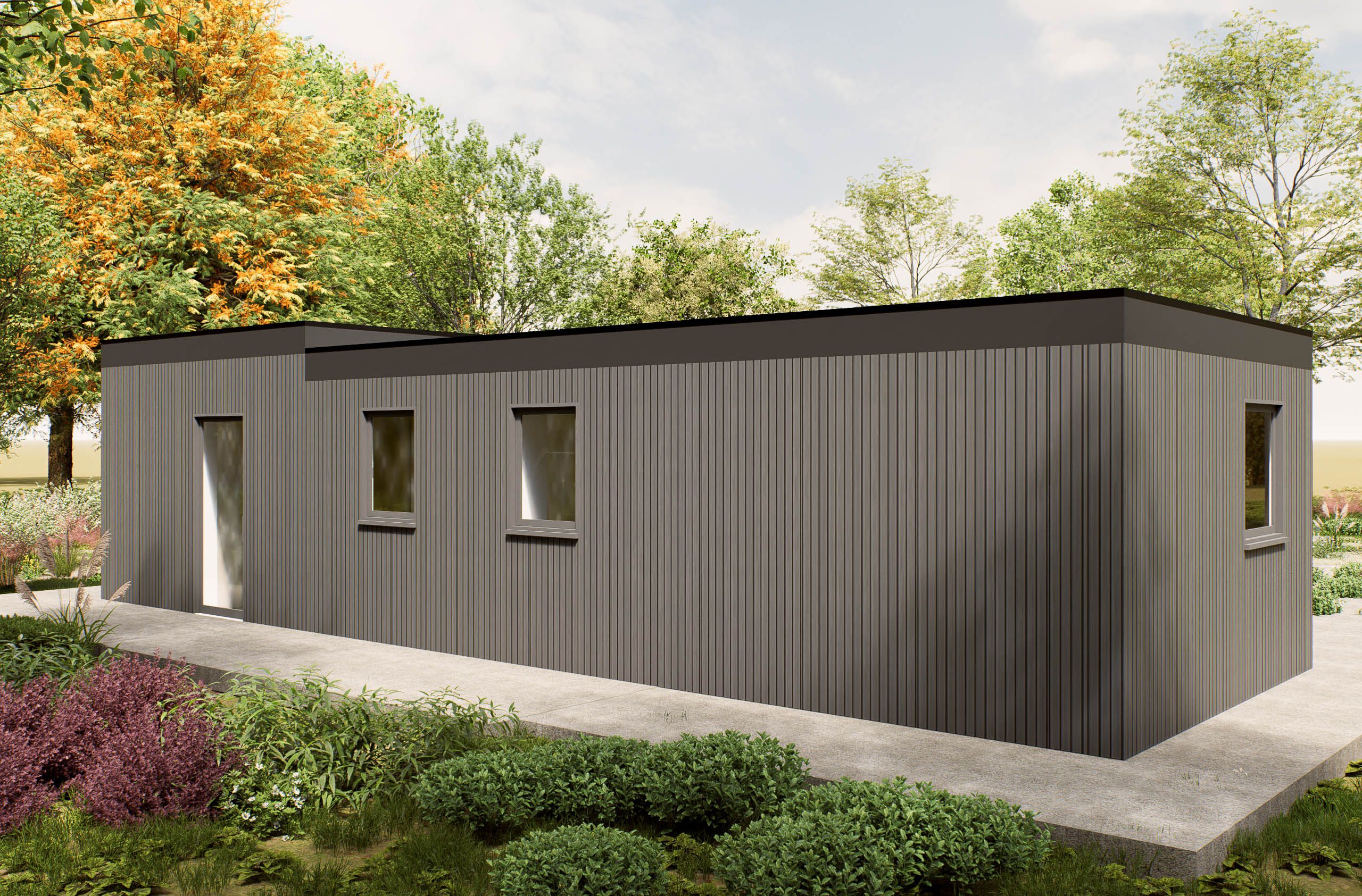 Mantelzorgwoning model Carviano buitenkant Villea Wijk en Aalburg