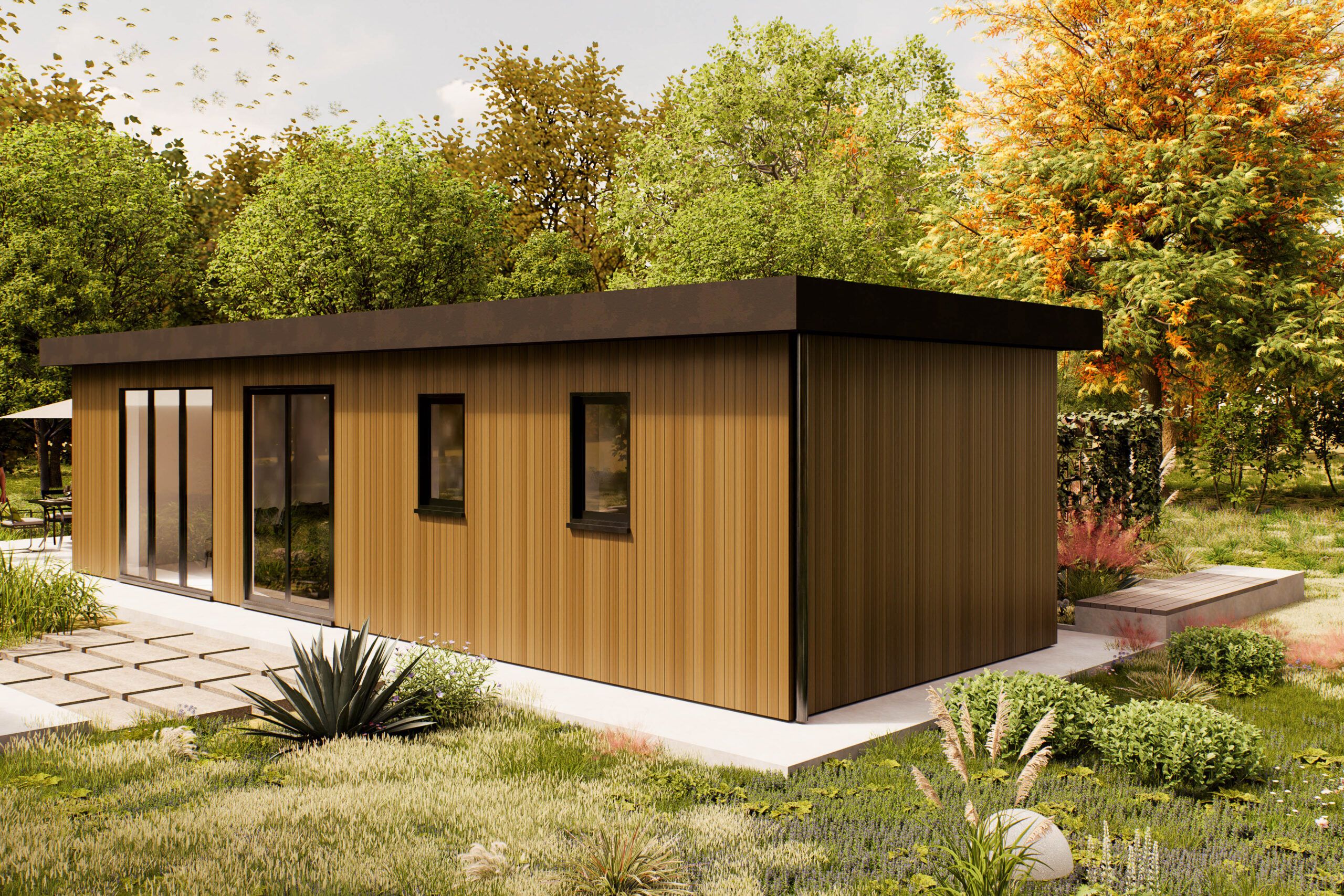 Mantelzorgwoning model Tavora buitenkant Villea Wijk en Aalburg