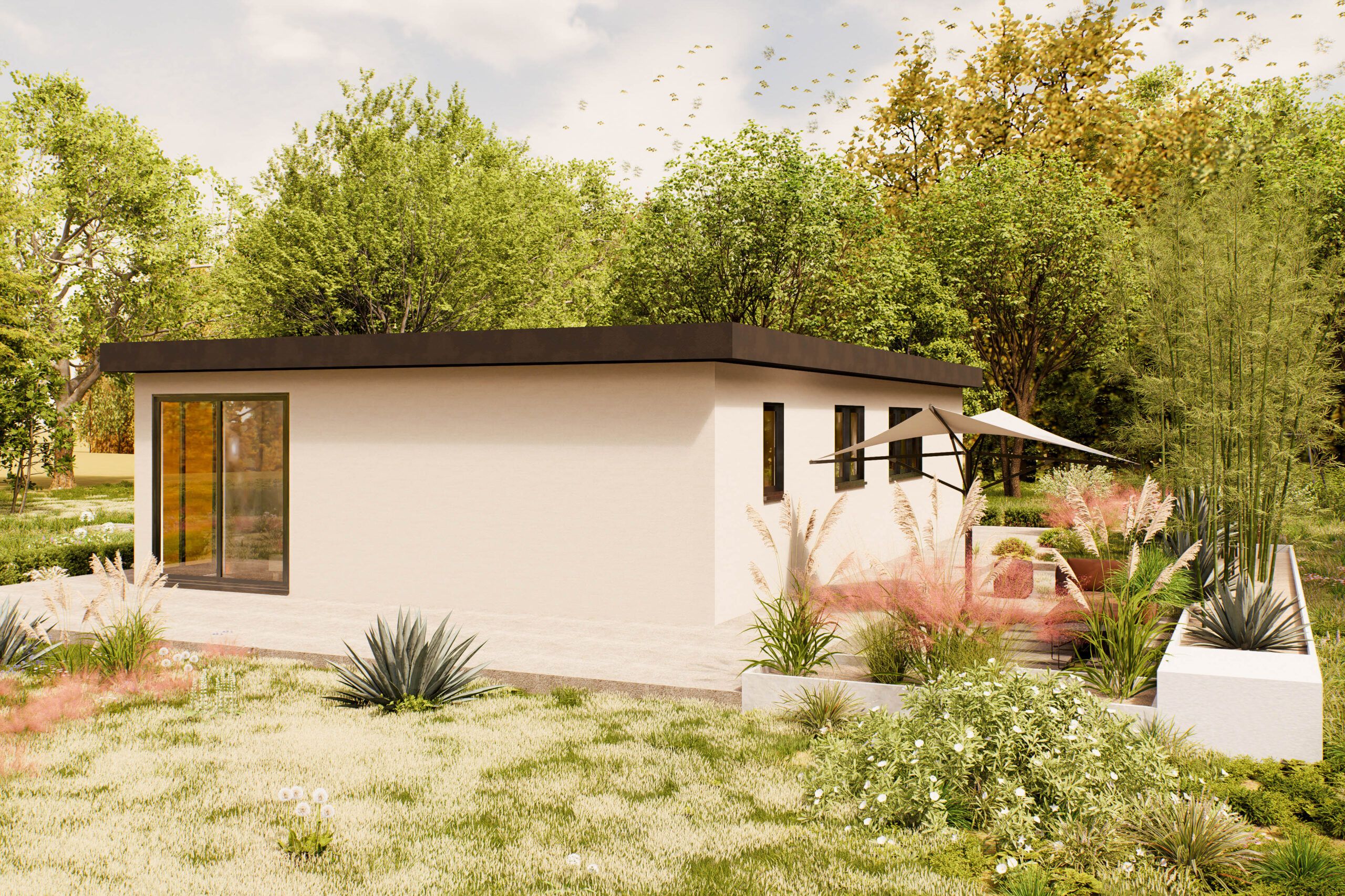 Mantelzorgwoning model Levora buitenkant Villea Wijk en Aalburg