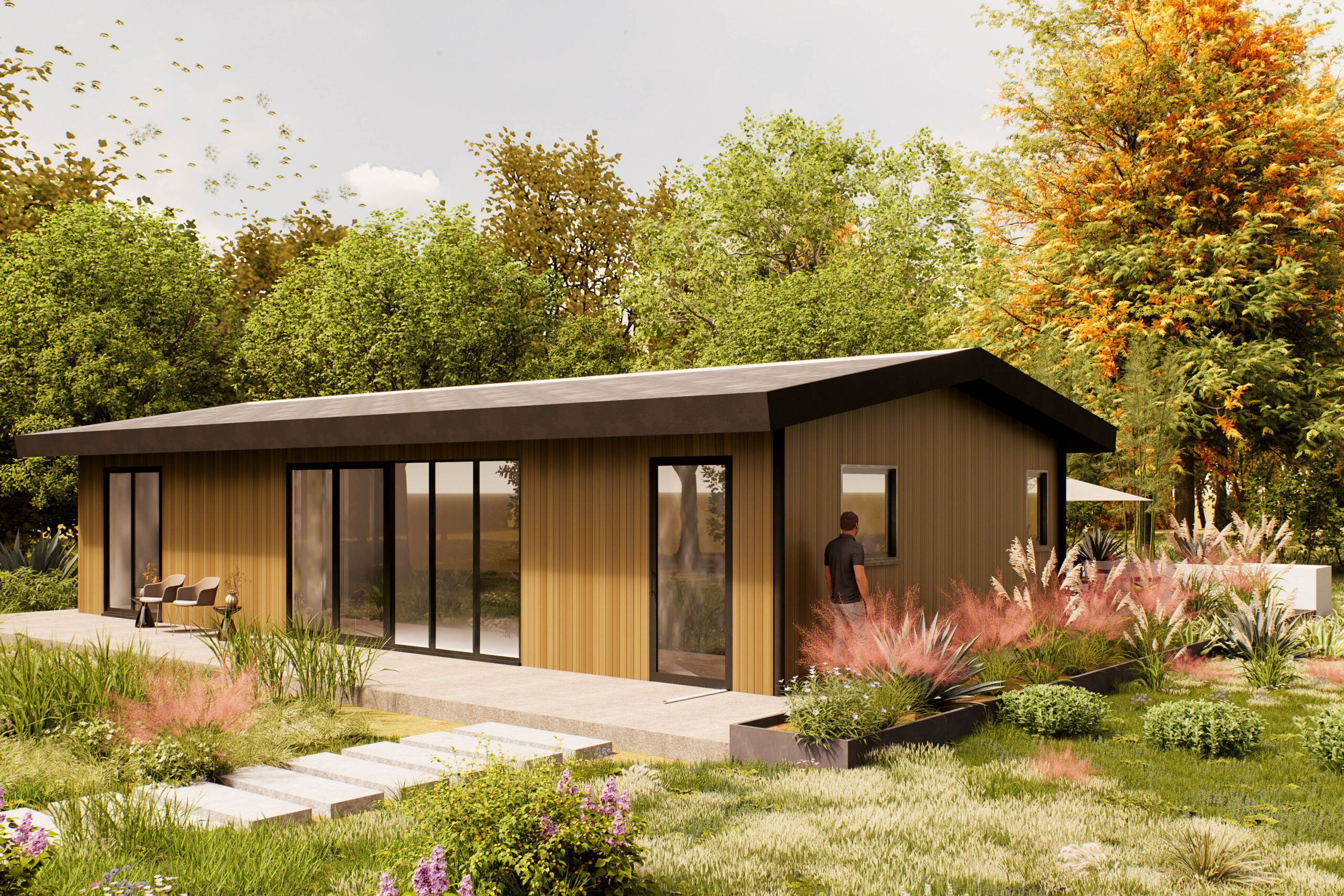 Mantelzorgwoning model Valiera Zadeldak 90m2 Villea