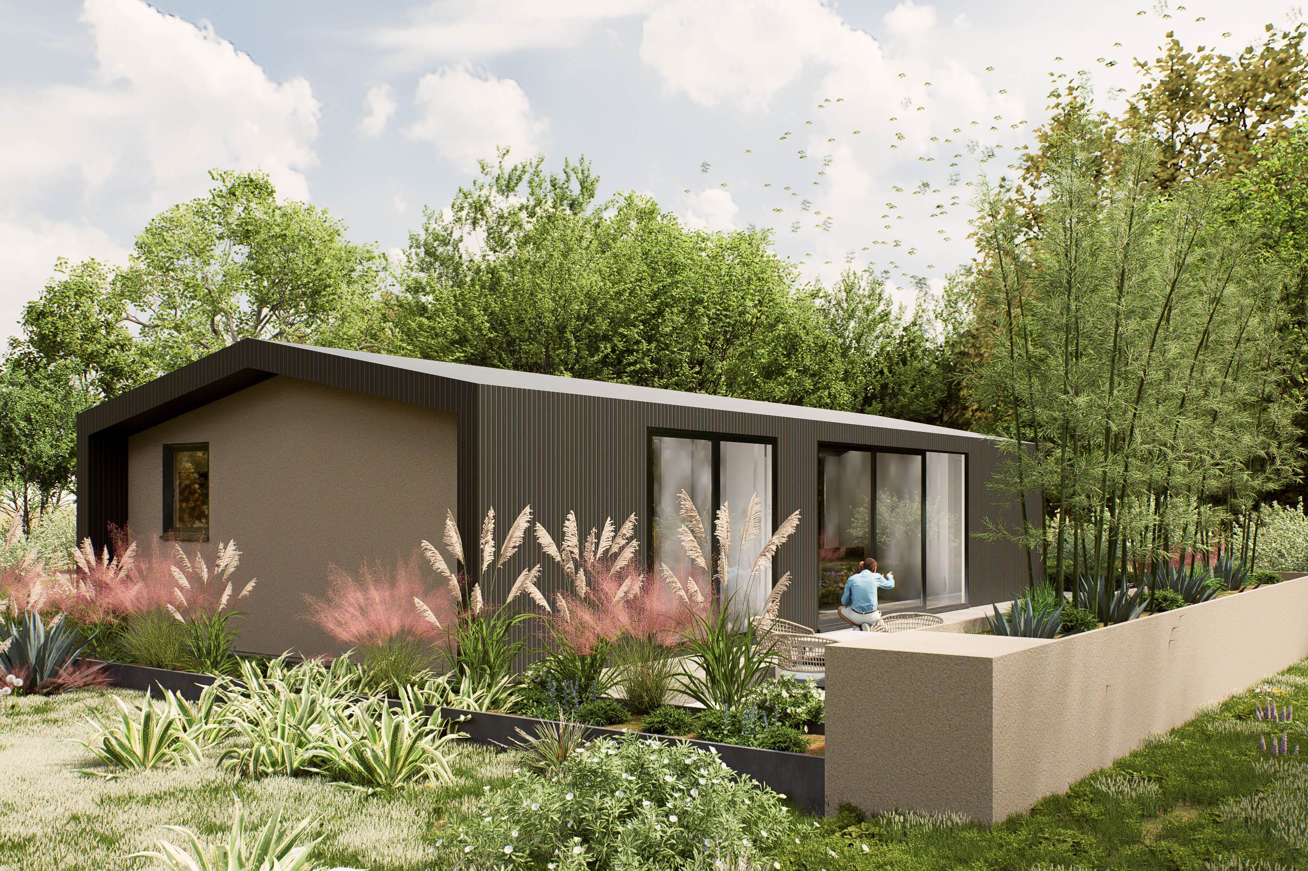 Mantelzorgwoning model Noria buitenkant Villea Wijk en Aalburg