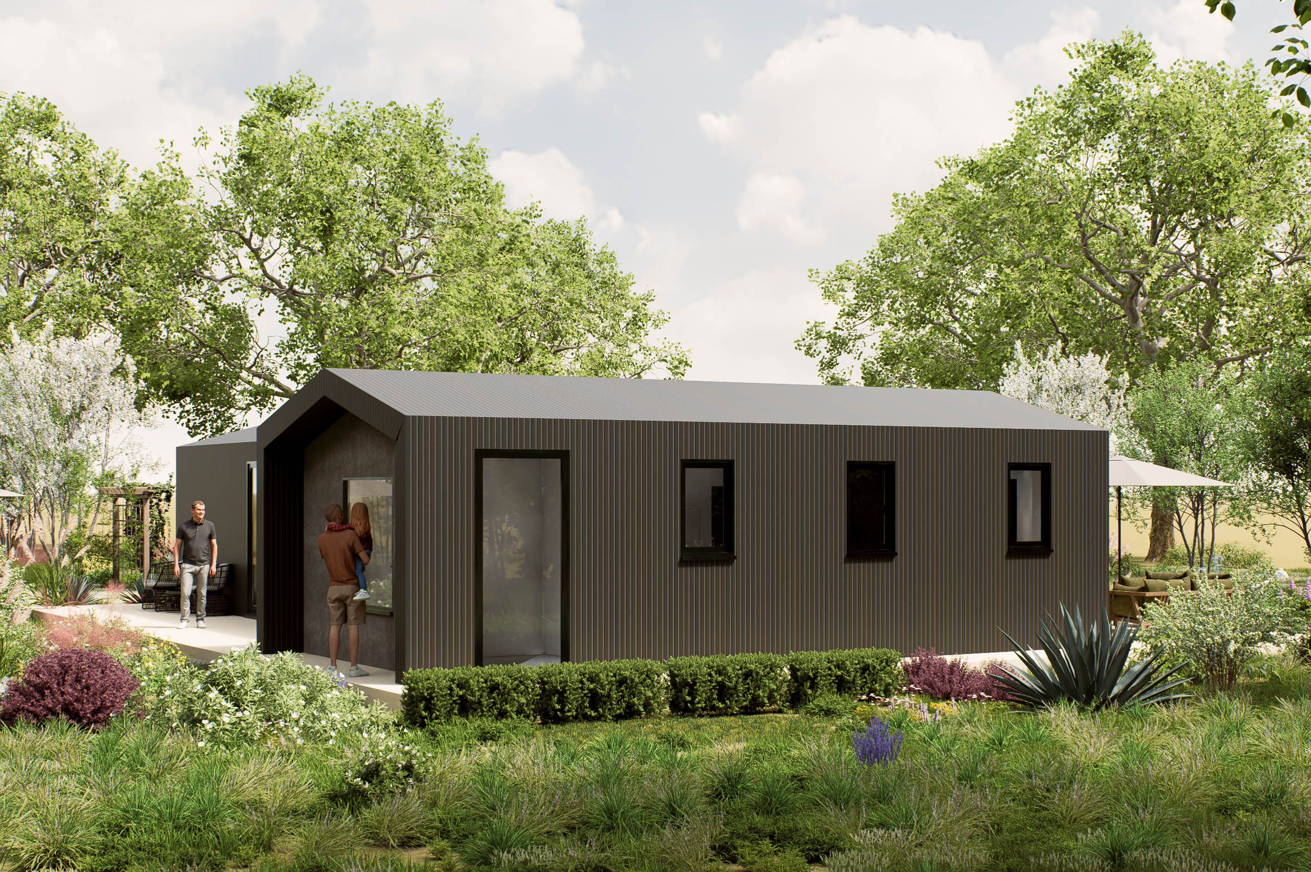 Mantelzorgwoning model Marona buitenkant Villea Wijk en Aalburg