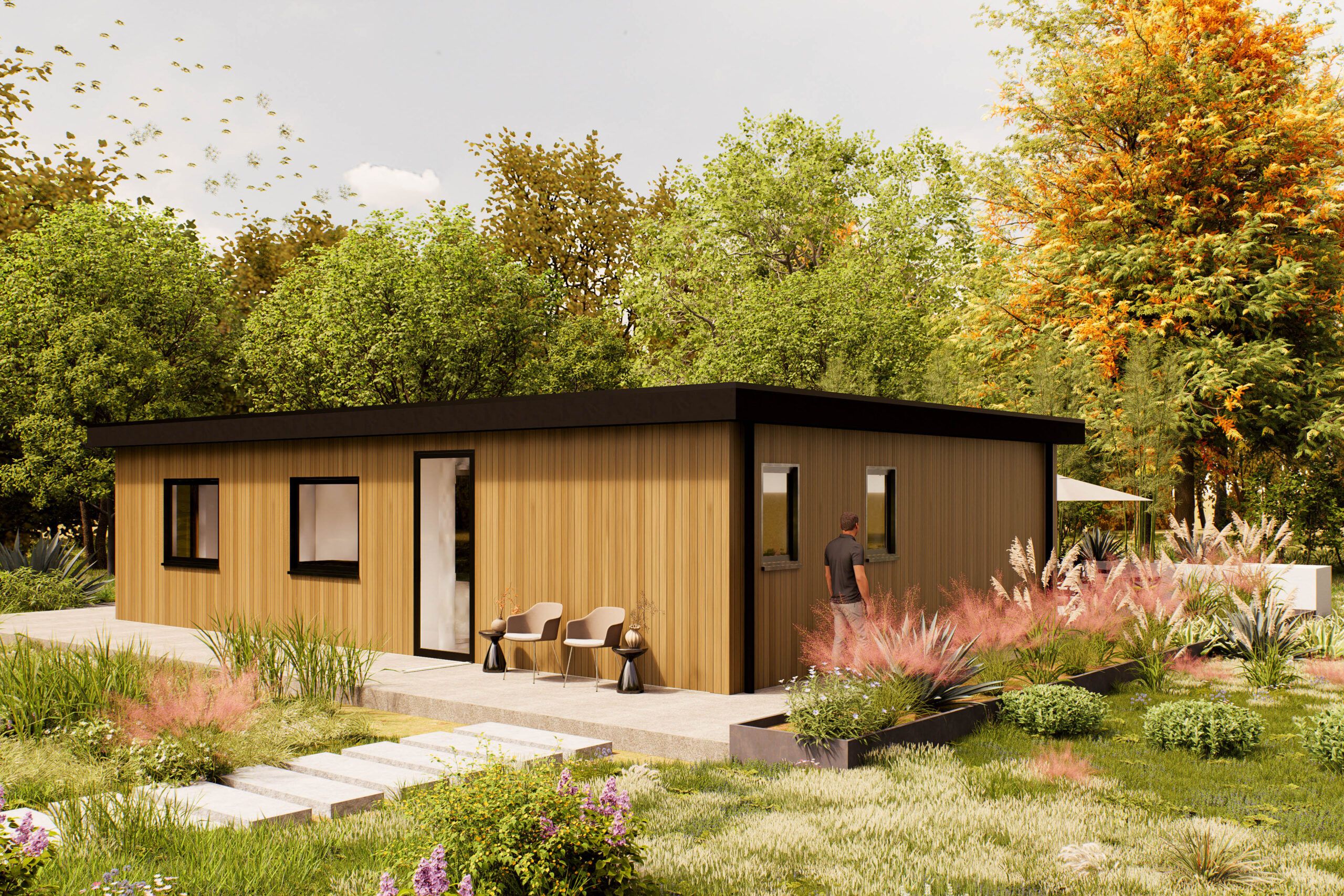 Mantelzorgwoning model Arvola buitenkant Villea Wijk en Aalburg