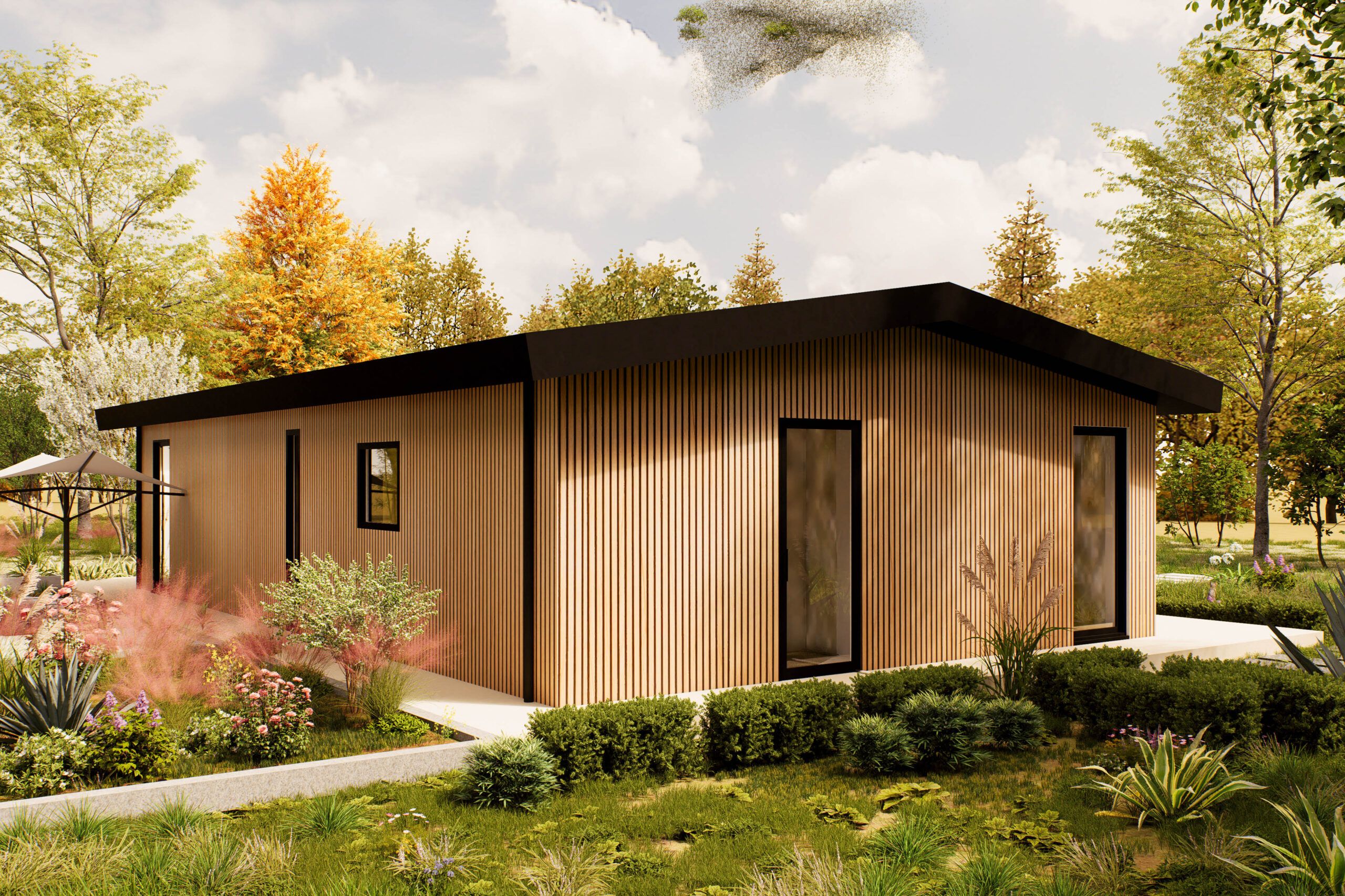 Mantelzorgwoning model Lirano buitenkant Villea Wijk en Aalburg