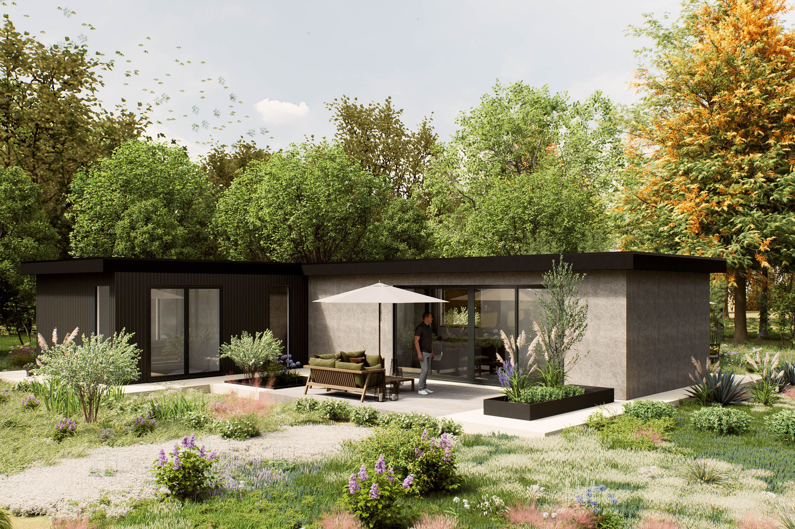 Mantelzorgwoning model Solena 100m2 Villea