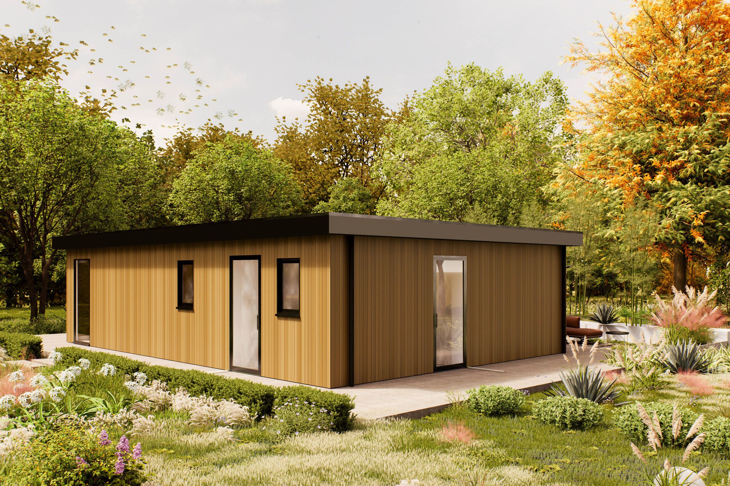 Mantelzorgwoning model Novira buitenkant Villea Wijk en Aalburg