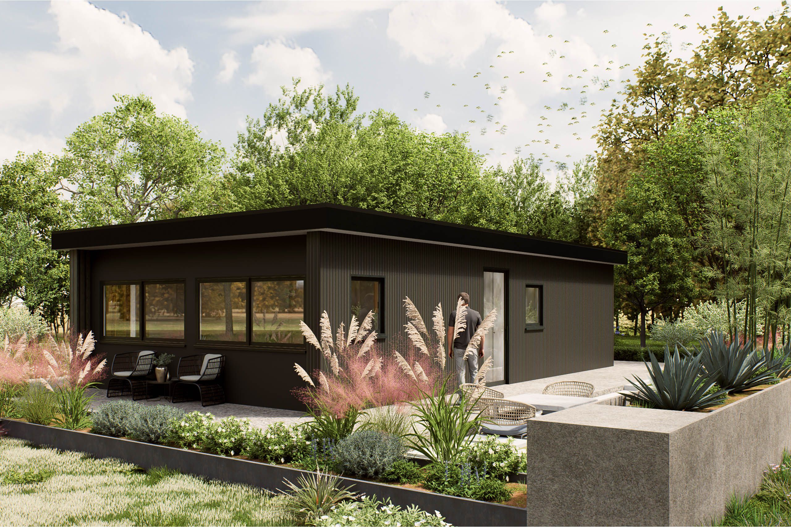 Mantelzorgwoning model Elviro buitenkant Villea Wijk en Aalburg