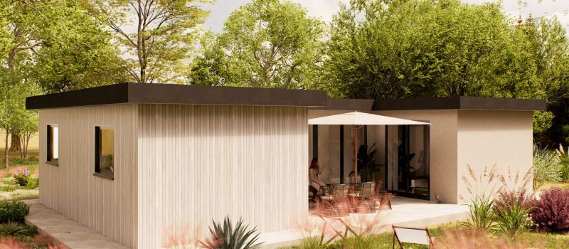 Mantelzorgwoning model Elaris Voorkant