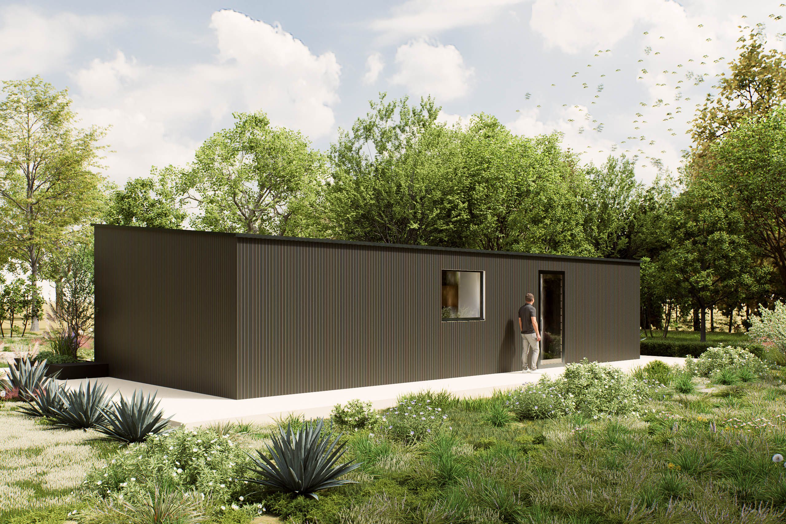 Mantelzorgwoning model Moreni buitenkant Villea Wijk en Aalburg