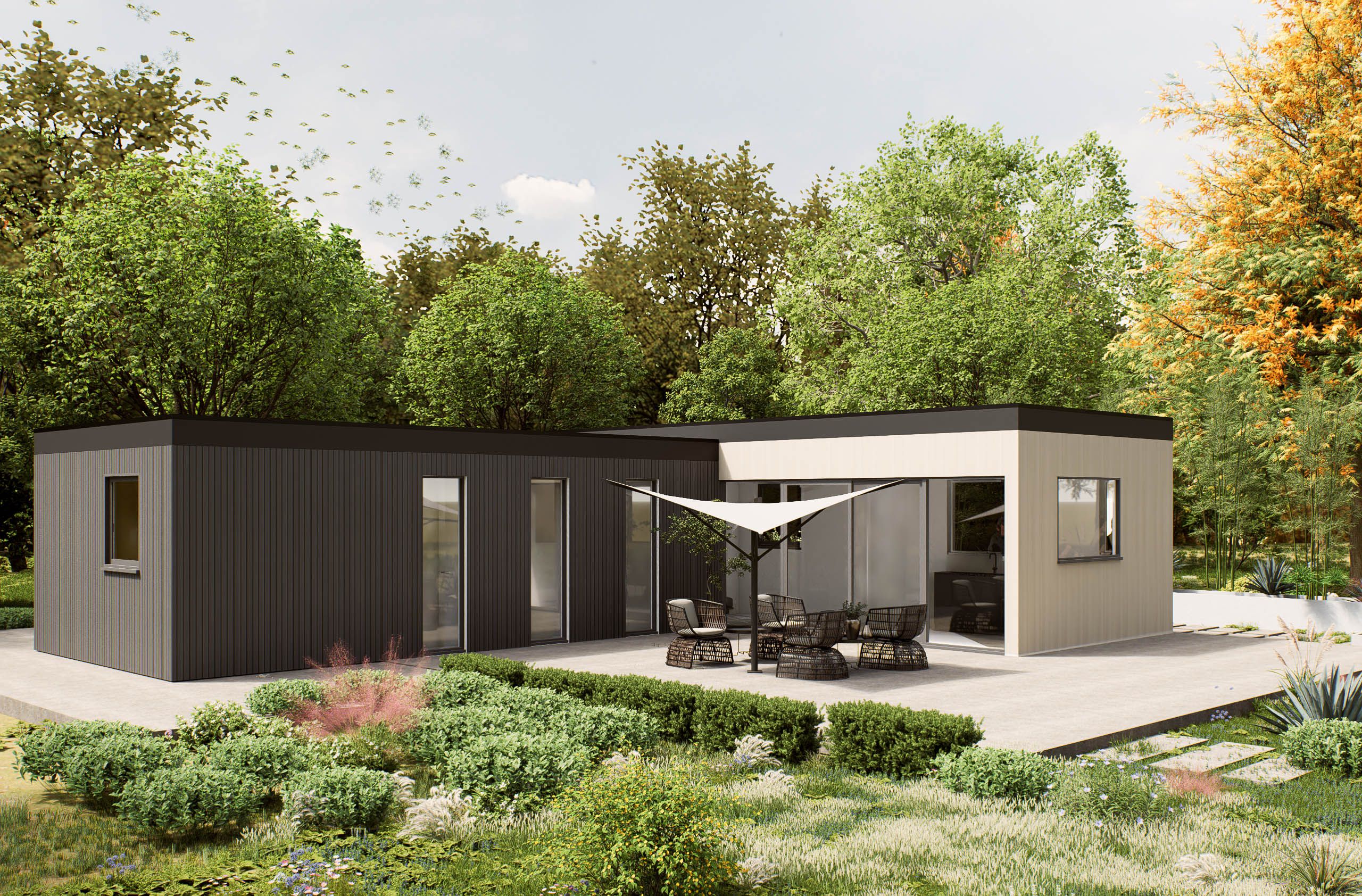 Mantelzorgwoning model Carviano 80m2 Villea