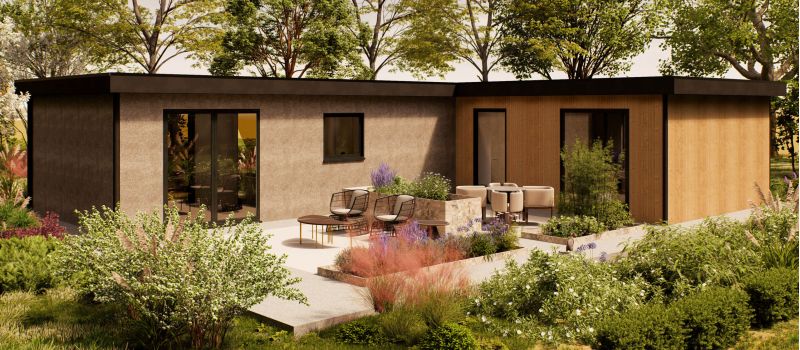 Mantelzorgwoning model Fenara Voorkant