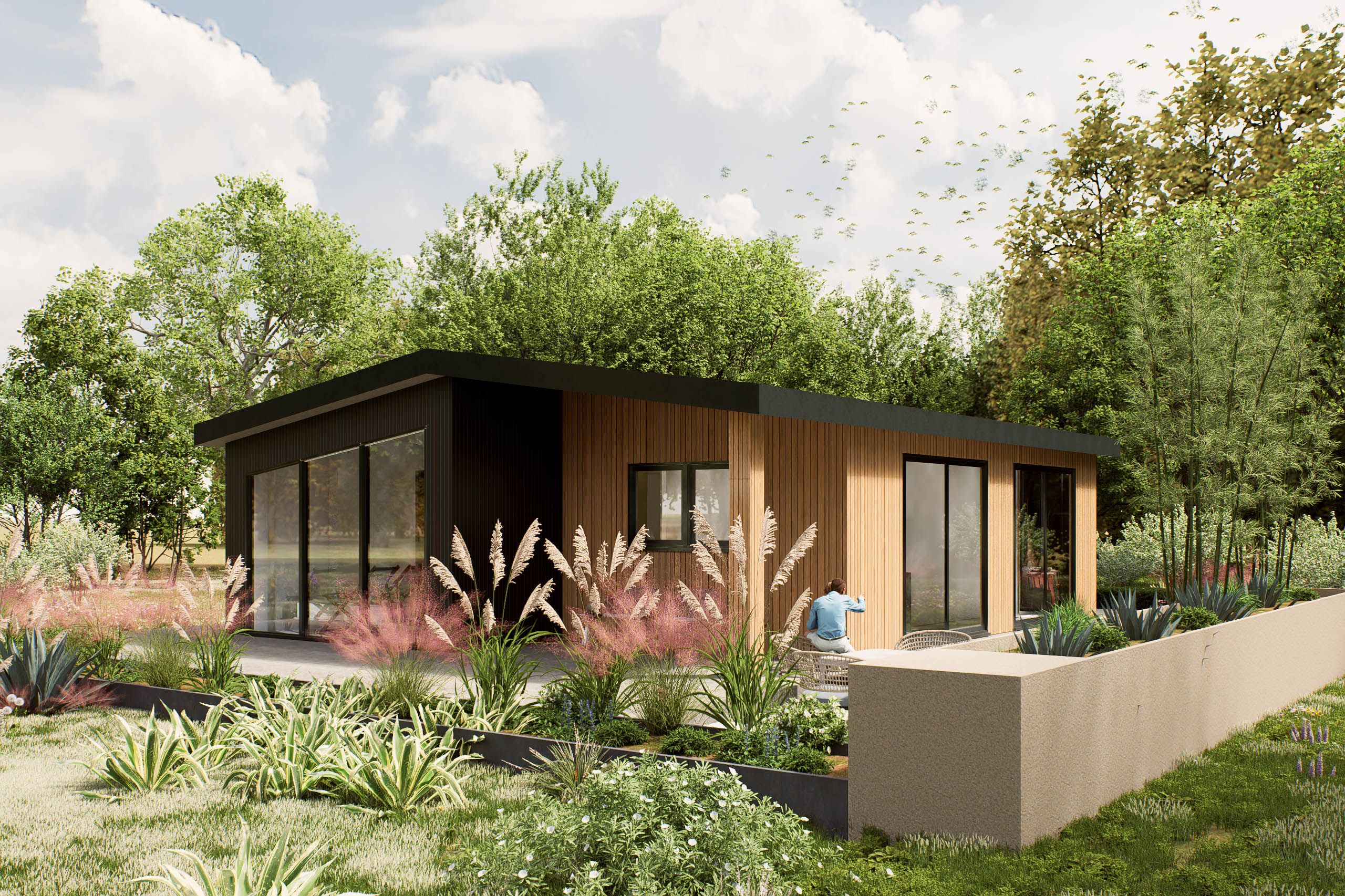 Mantelzorgwoning model Inari buitenkant Villea Wijk en Aalburg