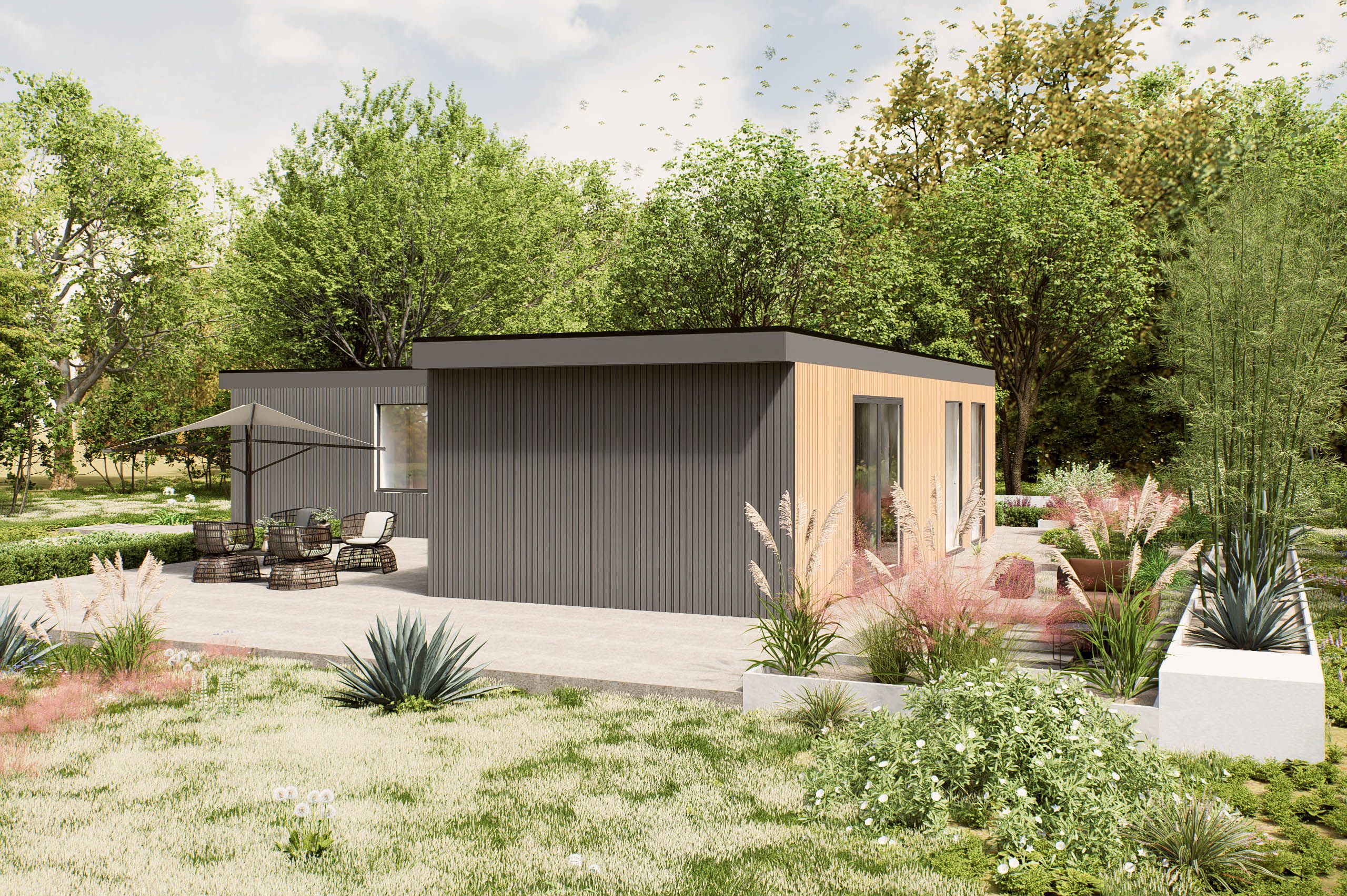 Mantelzorgwoning model Sorello buitenkant Villea Wijk en Aalburg