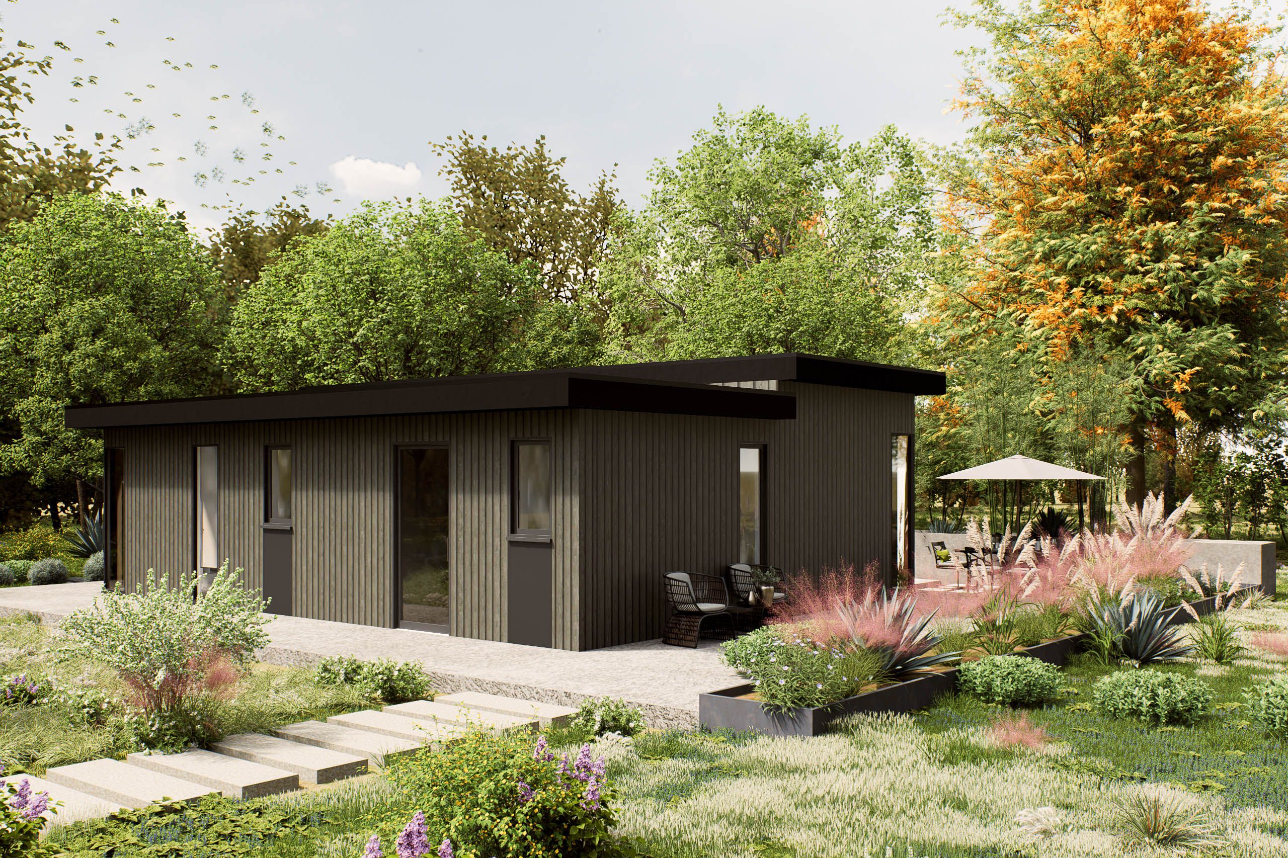 Mantelzorgwoning model Arviano 80m2 Villea