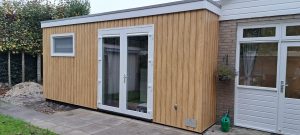 Plaatsing prefab aanbouw slaapkamer en badkamer | Kaatsheuvel