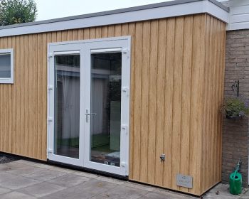 Plaatsing prefab aanbouw slaapkamer en badkamer | Kaatsheuvel