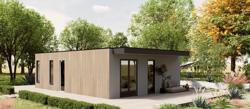 Mantelzorgwoning model Silvano Voorkant