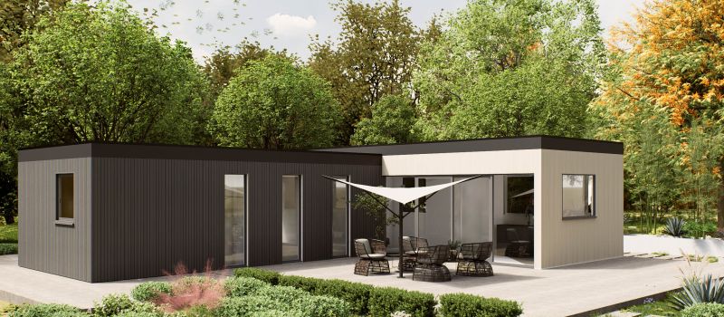 Mantelzorgwoning model Carviano Voorkant