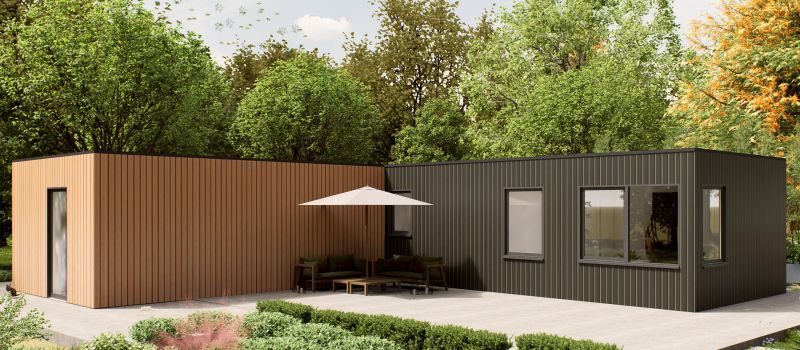 Mantelzorgwoning model Silora Voorkant