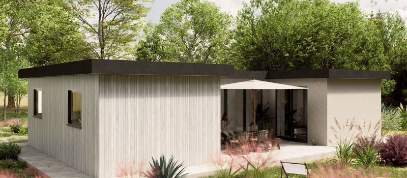 Mantelzorgwoning model Elaris Voorkant