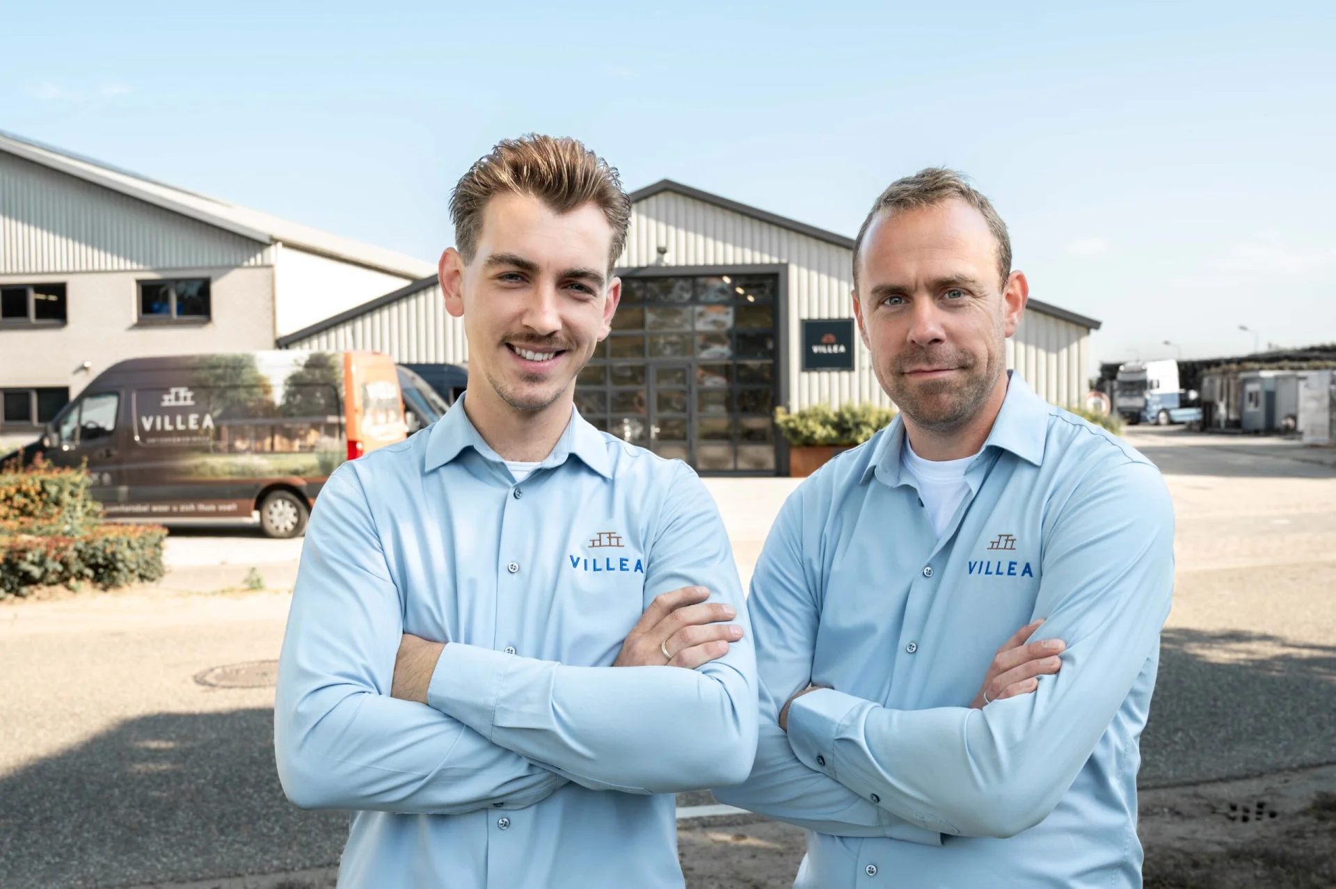 Peter Struijk en Sjoerd Luijendijk, oprichters van Villea